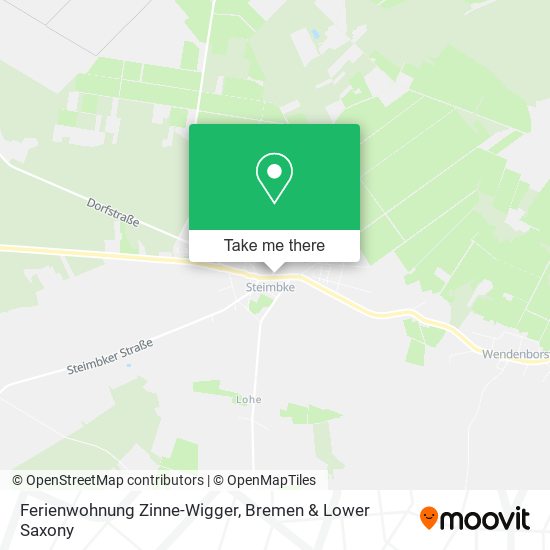 Ferienwohnung Zinne-Wigger map