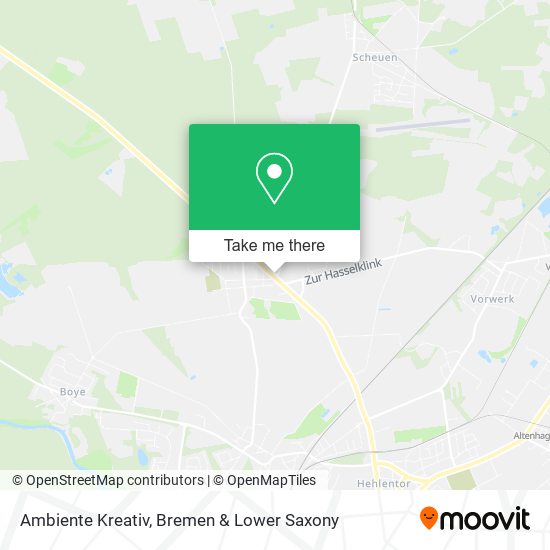 Ambiente Kreativ map