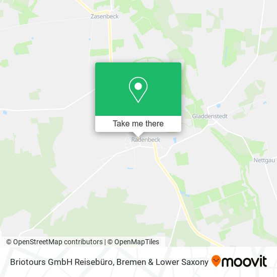 Briotours GmbH Reisebüro map