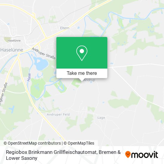 Regiobox Brinkmann Grillfleischautomat map