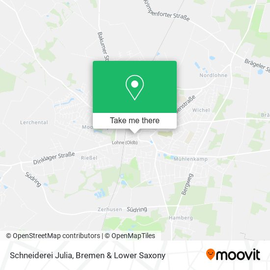 Schneiderei Julia map