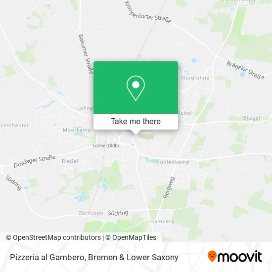 Pizzeria al Gambero map