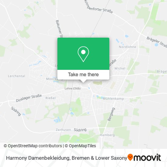 Harmony Damenbekleidung map