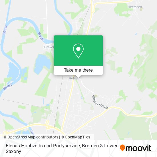 Elenas Hochzeits und Partyservice map