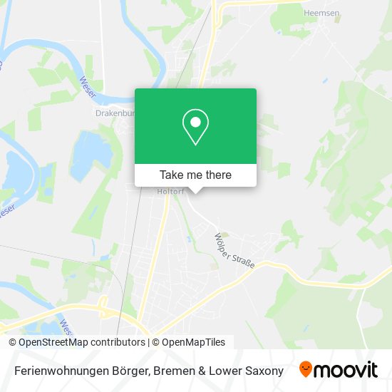 Ferienwohnungen Börger map