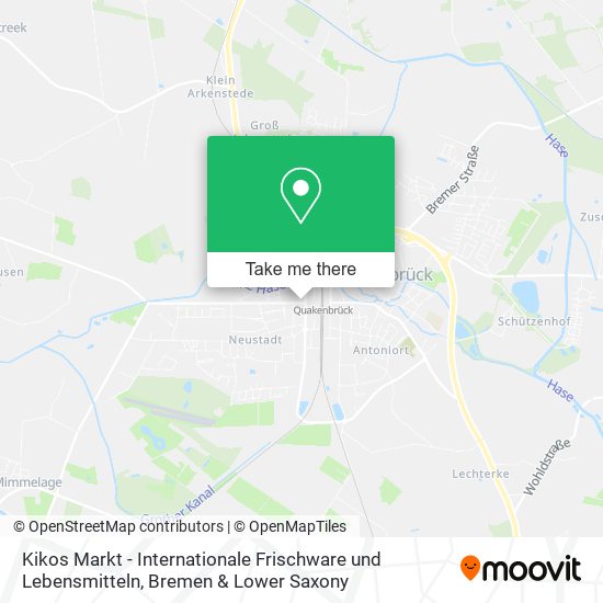 Kikos Markt - Internationale Frischware und Lebensmitteln map