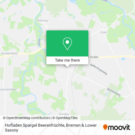Hofladen Spargel Beerenfrüchte map