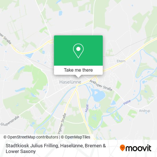 Stadtkiosk Julius Frilling, Haselünne map