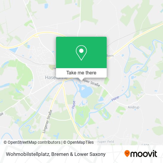 Wohmobilstellplatz map
