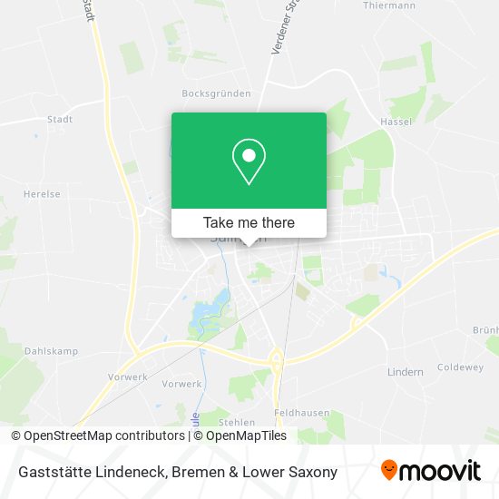 Gaststätte Lindeneck map