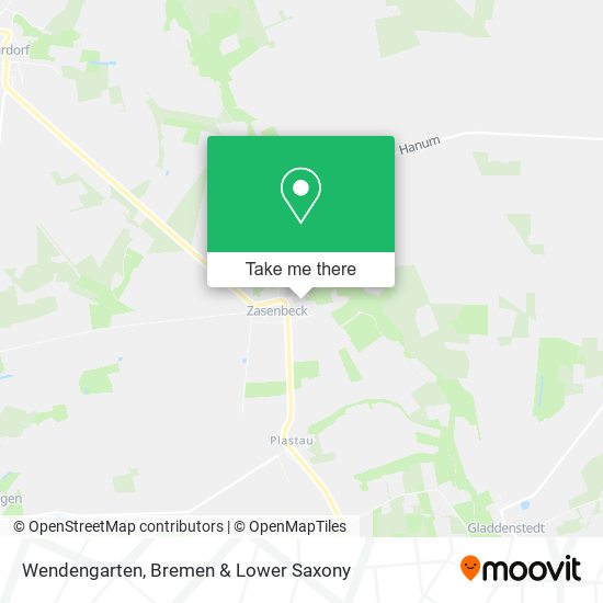Wendengarten map
