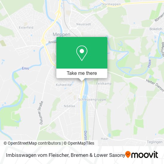 Imbisswagen vom Fleischer map