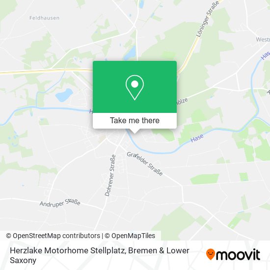 Herzlake Motorhome Stellplatz map