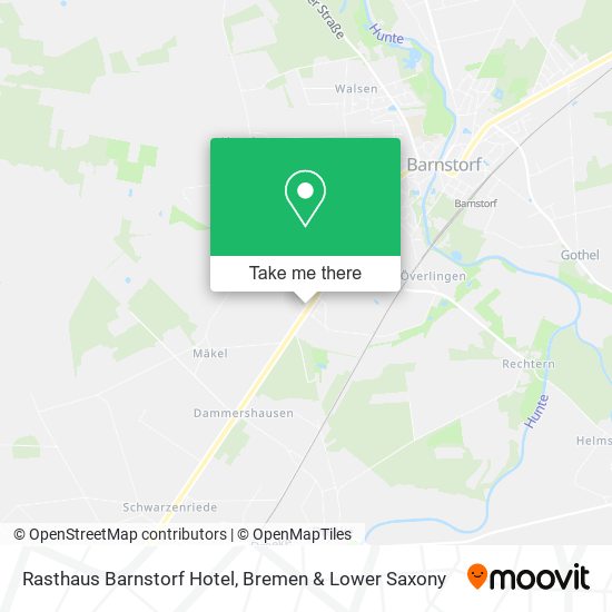 Rasthaus Barnstorf Hotel map