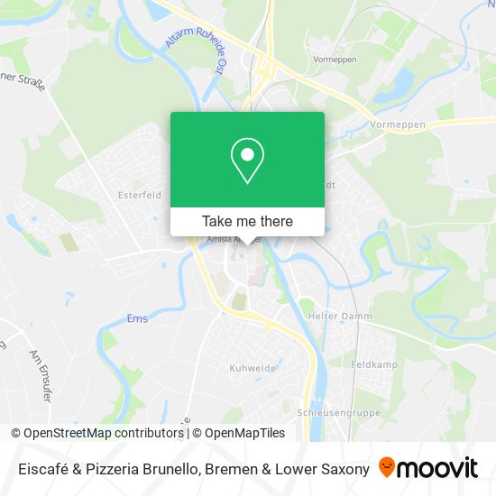Eiscafé & Pizzeria Brunello map