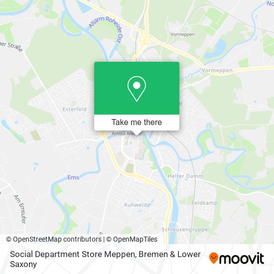 Social Department Store Meppen map