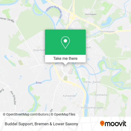 Карта Buddel Support