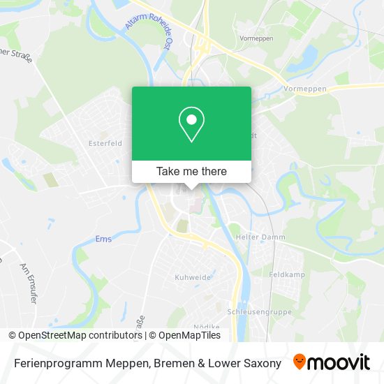 Ferienprogramm Meppen map