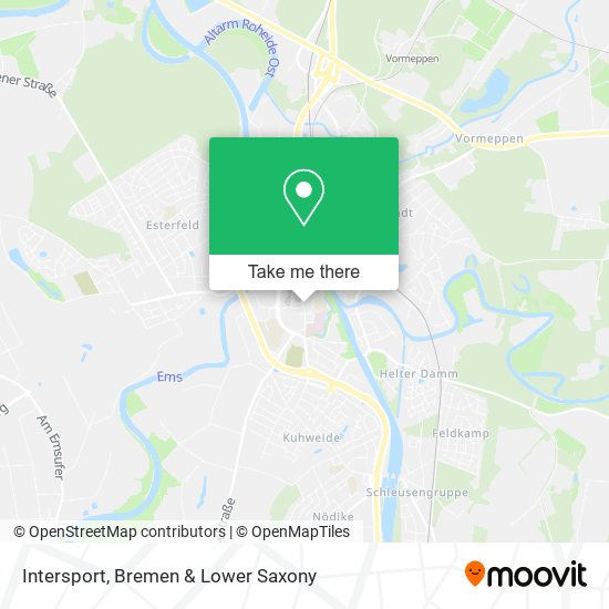 Intersport map