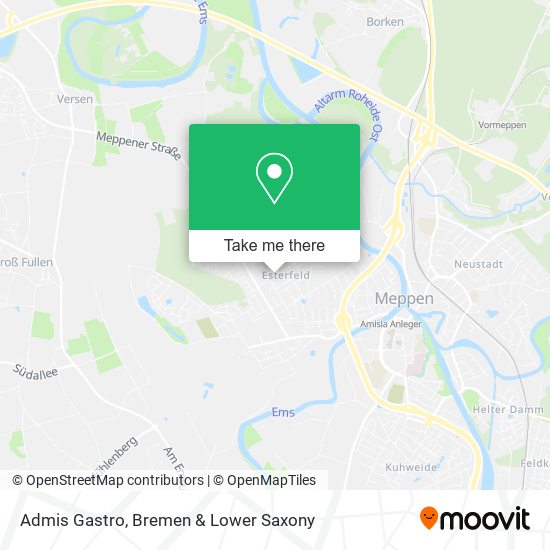 Admis Gastro map