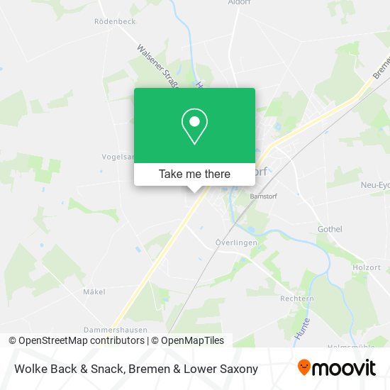 Wolke Back & Snack map