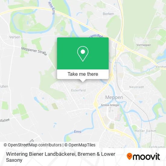 Wintering Biener Landbäckerei map