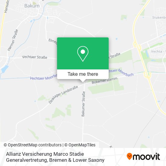 Allianz Versicherung Marco Stadie Generalvertretung map