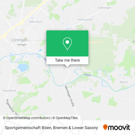Sportgemeinschaft Böen map