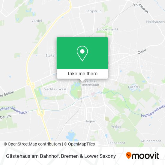 Gästehaus am Bahnhof map