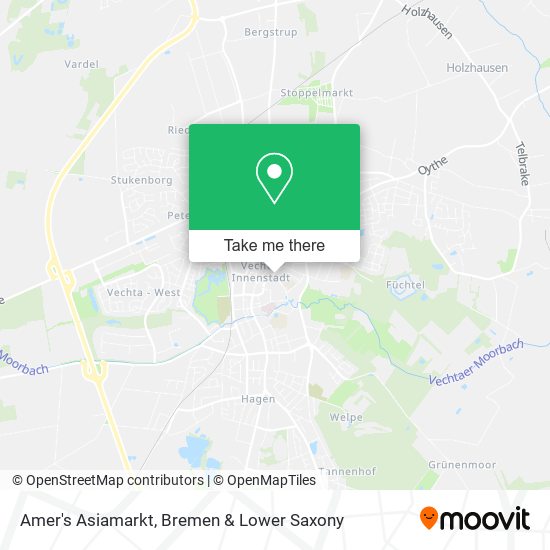 Amer's Asiamarkt map