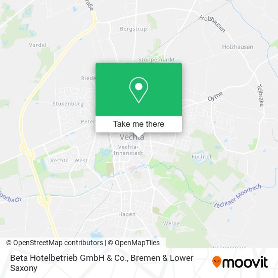Beta Hotelbetrieb GmbH & Co. map