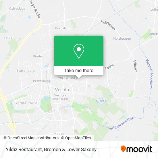 Yıldız Restaurant map