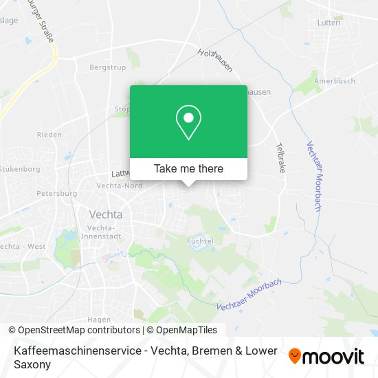 Kaffeemaschinenservice - Vechta map