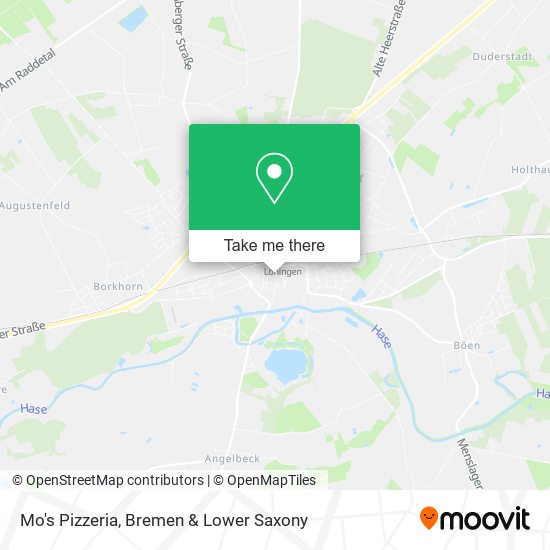 Mo's Pizzeria map