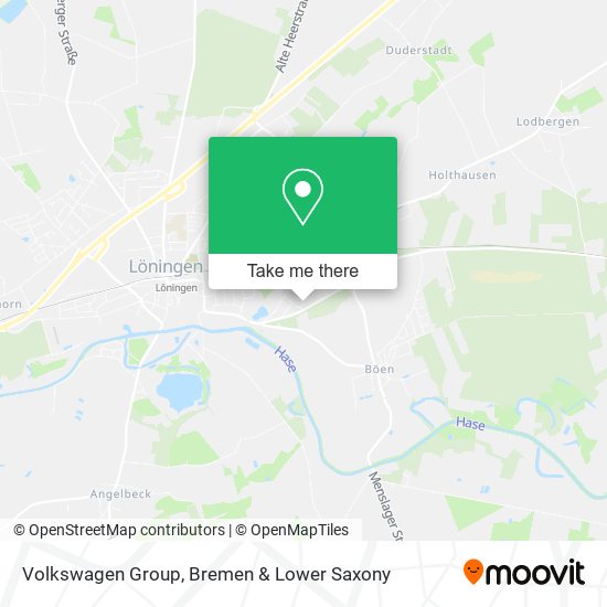 Volkswagen Group map