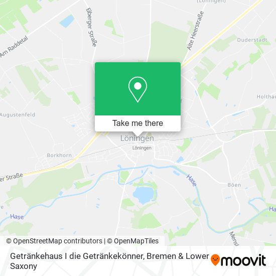 Getränkehaus I die Getränkekönner map