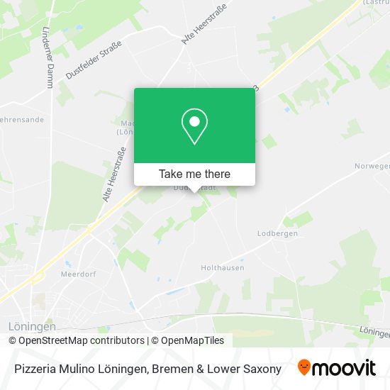 Pizzeria Mulino Löningen map