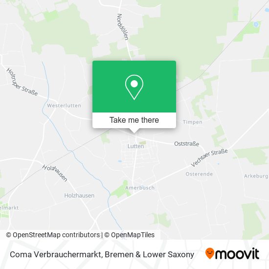 Coma Verbrauchermarkt map
