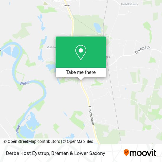 Derbe Kost Eystrup map