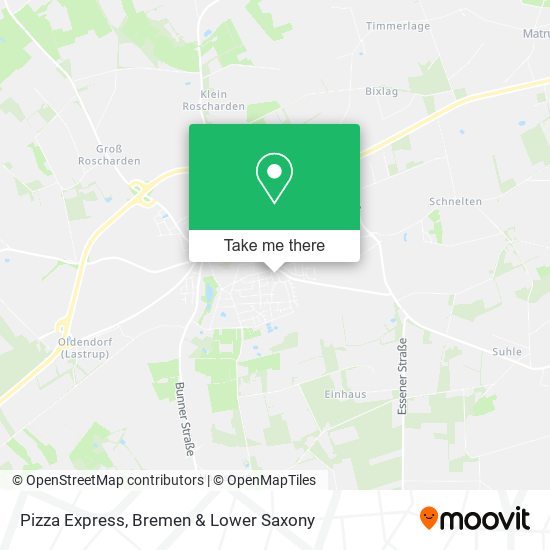 Pizza Express map