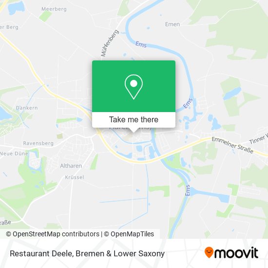 Restaurant Deele map