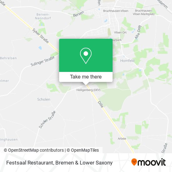 Festsaal Restaurant map