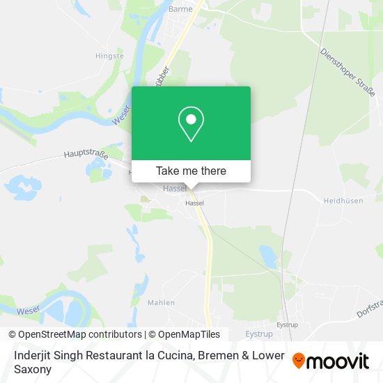 Inderjit Singh Restaurant la Cucina map