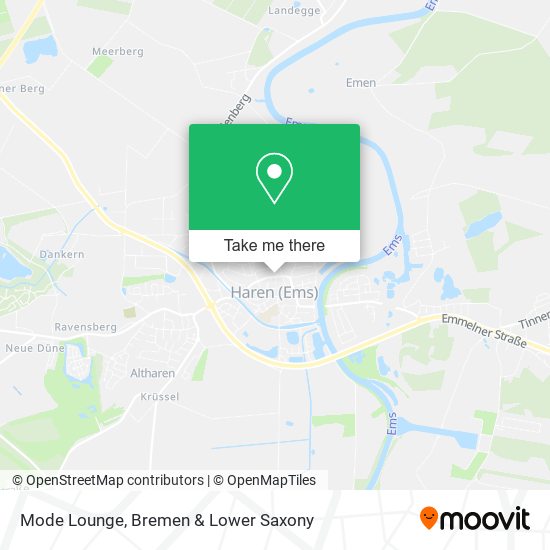 Mode Lounge map
