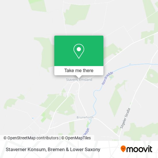 Staverner Konsum map