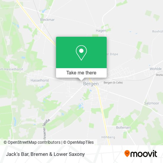 Jack's Bar map