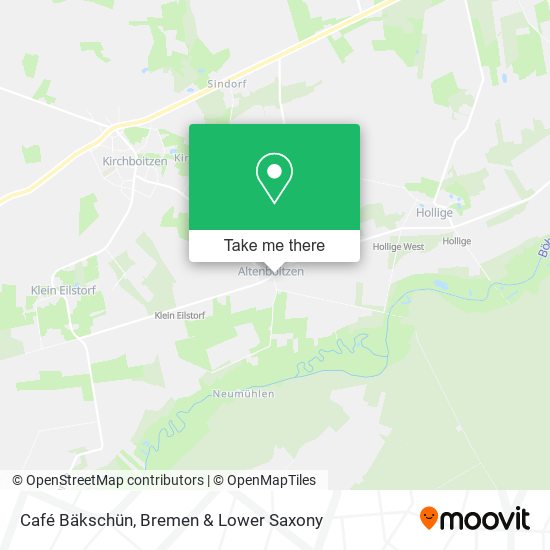 Café Bäkschün map