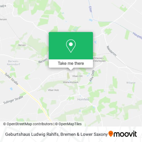 Geburtshaus Ludwig Rahlfs map