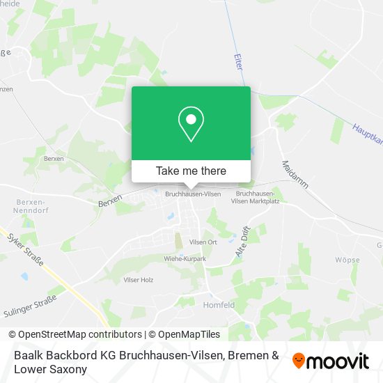 Baalk Backbord KG Bruchhausen-Vilsen map