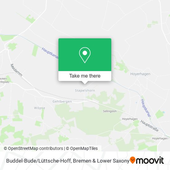 Buddel-Bude/Lüttsche-Hoff map